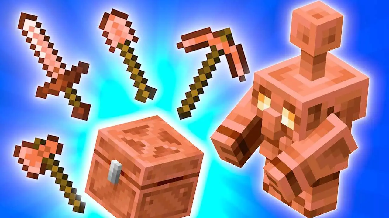Mise à jour Minecraft 1.21.7 et Aperçu du Game Drop 3 : Golem de Cuivre, Objets en Cuivre et Nouveautés
