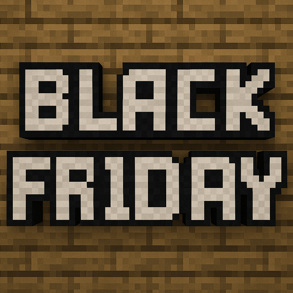 Packs Minecraft incontournables du Black Friday !