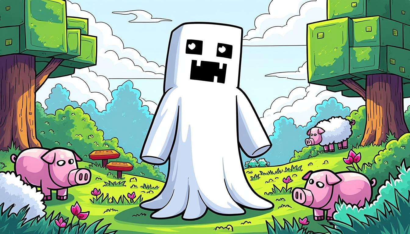 Coloriage minecraft herobrine : idées et modèles à imprimer pour 2025