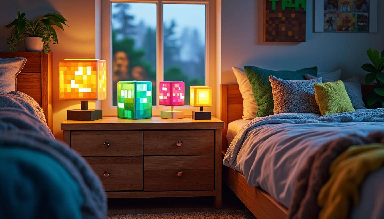 découvrez nos conseils pour choisir la meilleure lampe de chevet minecraft en 2025 : critères essentiels, design, fonctionnalités et astuces pour éclairer votre chambre avec style et originalité !
