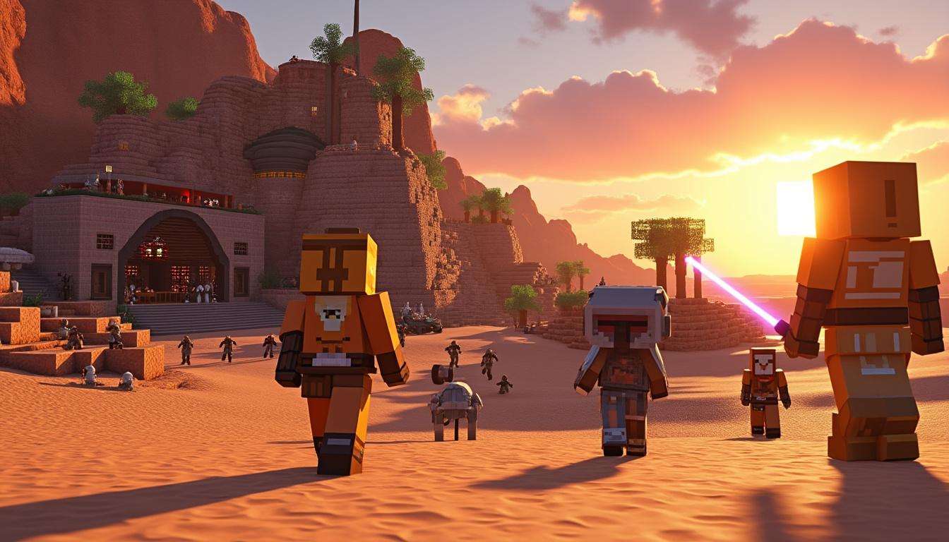 explorez l’univers star wars dans minecraft grâce à notre sélection des meilleures maps à découvrir en 2025. embarquez pour des aventures galactiques inoubliables et vivez une expérience unique entre fans de la saga et passionnés de construction !