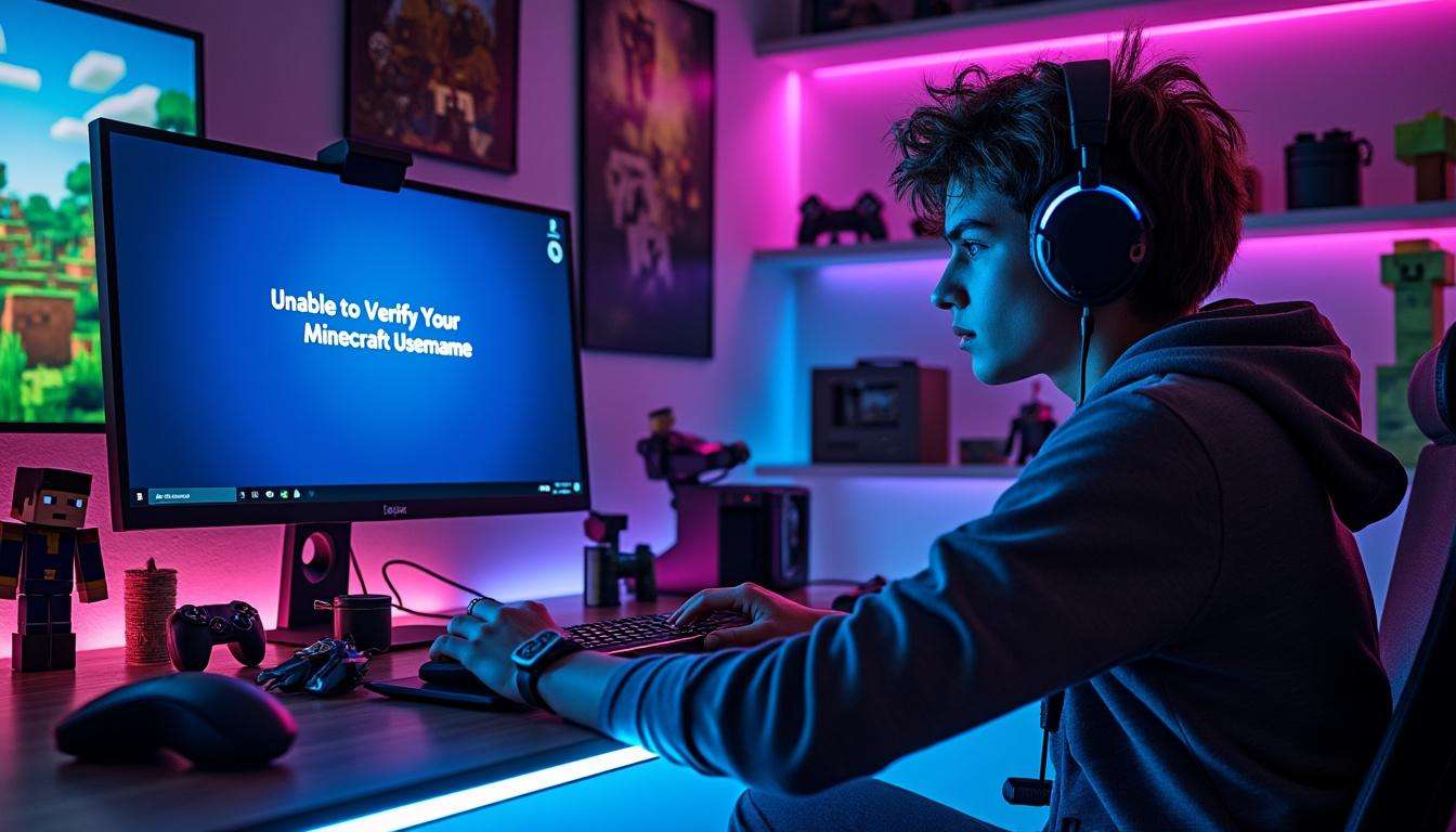 impossible de vérifier votre nom d’utilisateur minecraft : causes et solutions en 2025