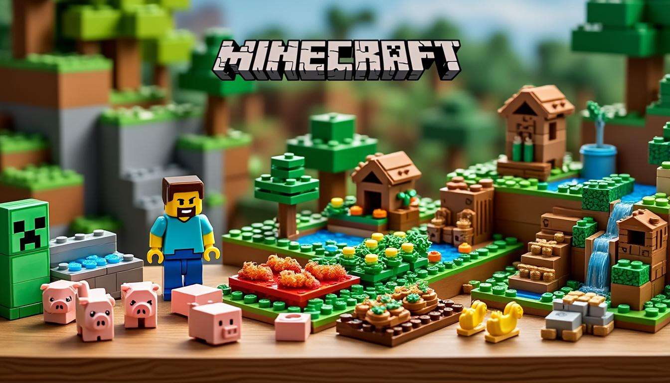 lego minecraft : découvrez les sets incontournables à construire en 2025