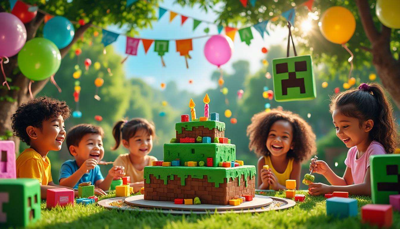 organiser un anniversaire inoubliable sur le thème minecraft : idées, conseils et astuces 2025