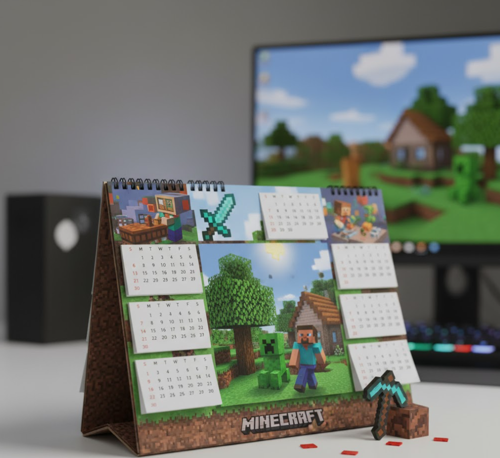 Calendrier de l’Avent Minecraft 2025 – Surprises et mini-jeux