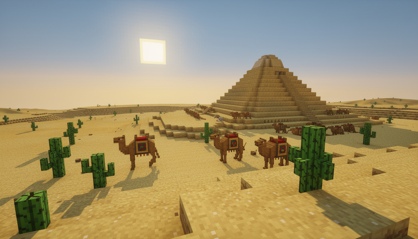 Biome Désert Minecraft : caractéristiques, mobs, villages et seeds