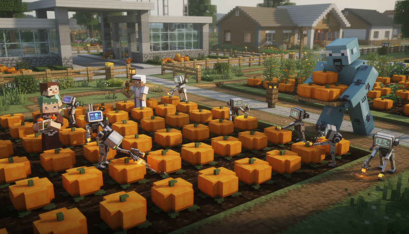 Comment cultiver et utiliser les citrouilles dans minecraft en 2026