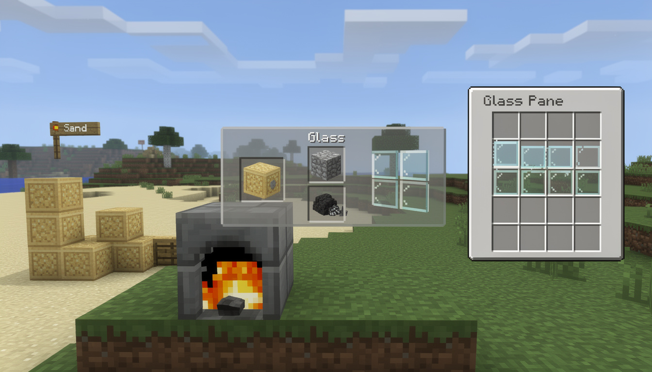 découvrez comment fabriquer des vitres dans minecraft facilement grâce à notre guide pas à pas. apprenez les astuces pour obtenir des vitres rapidement et décorer vos constructions.
