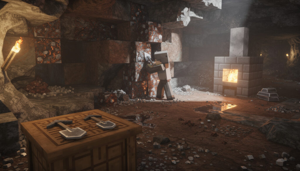 Maîtriser le fer dans Minecraft : astuces et utilisation efficace