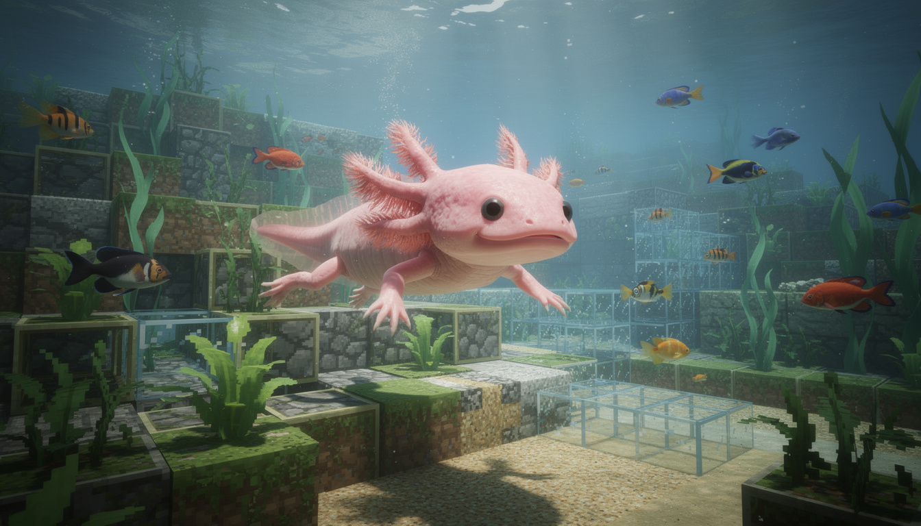 Tout savoir sur l’axolotl dans minecraft : guide complet et astuces