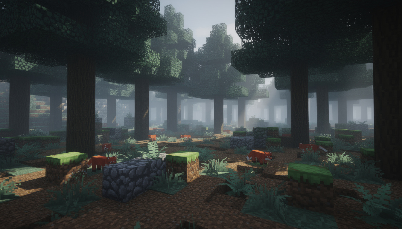 découvrez tout sur le biome forêt de taïga dans minecraft : ses caractéristiques uniques, les mobs qui l'habitent, les villages typiques et les meilleures seeds pour explorer ce paysage sauvage.