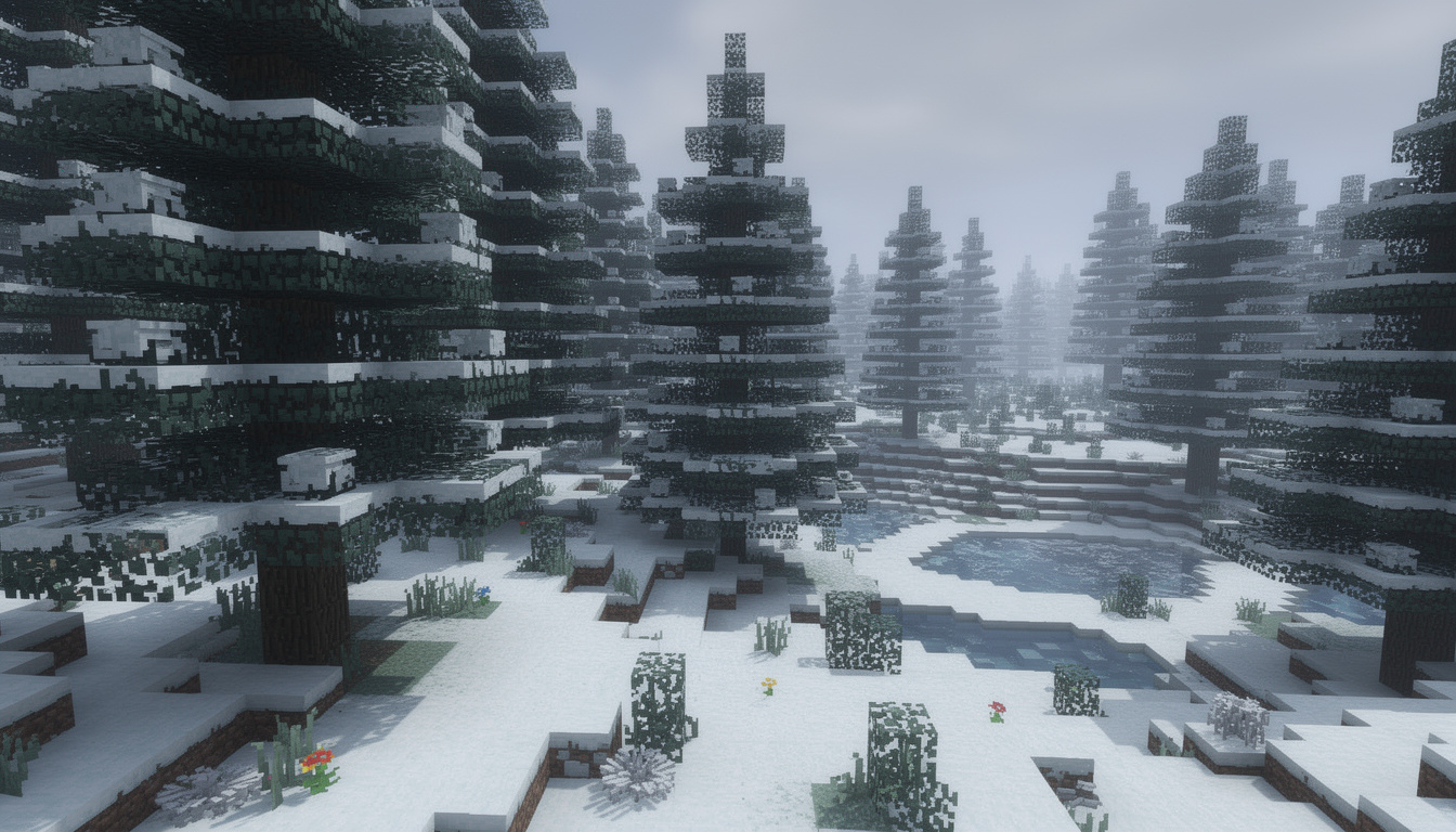 découvrez tout sur le biome taïga dans minecraft : ses caractéristiques uniques, les mobs que vous y trouverez, les villages typiques et les meilleures seeds pour explorer ce paysage fascinant.