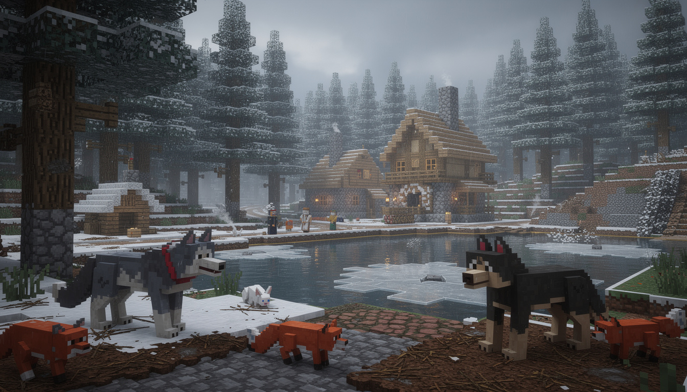 découvrez le biome taïga dans minecraft : ses caractéristiques uniques, les mobs qui l'habitent, les villages typiques et les meilleures seeds pour explorer ce paysage sauvage.