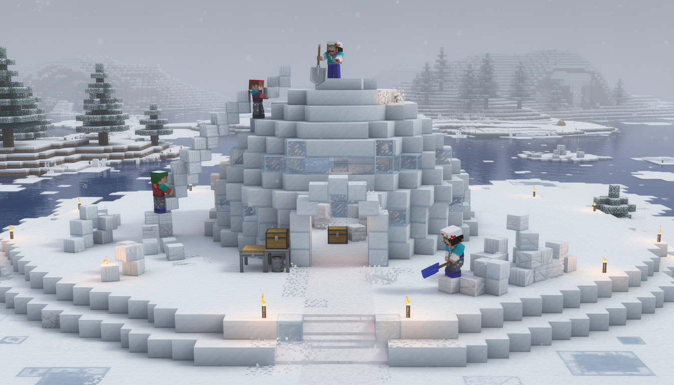 découvrez comment construire un igloo dans minecraft en 2026 grâce à notre guide étape par étape simple et complet, idéal pour tous les joueurs souhaitant maîtriser cette technique.