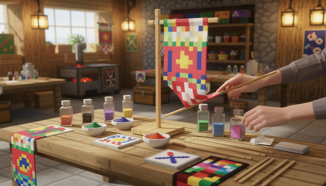 Comment créer et personnaliser un drapeau minecraft facilement