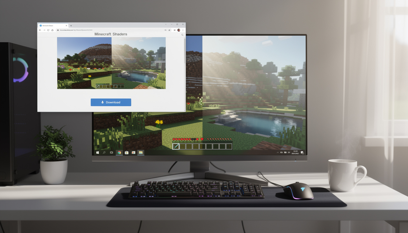 Comment installer un shader minecraft pour améliorer les graphismes