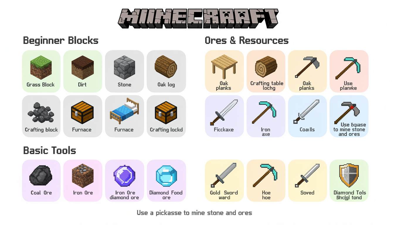 découvrez les blocs minecraft essentiels pour bien débuter dans le jeu et construire vos premières bases en toute confiance.