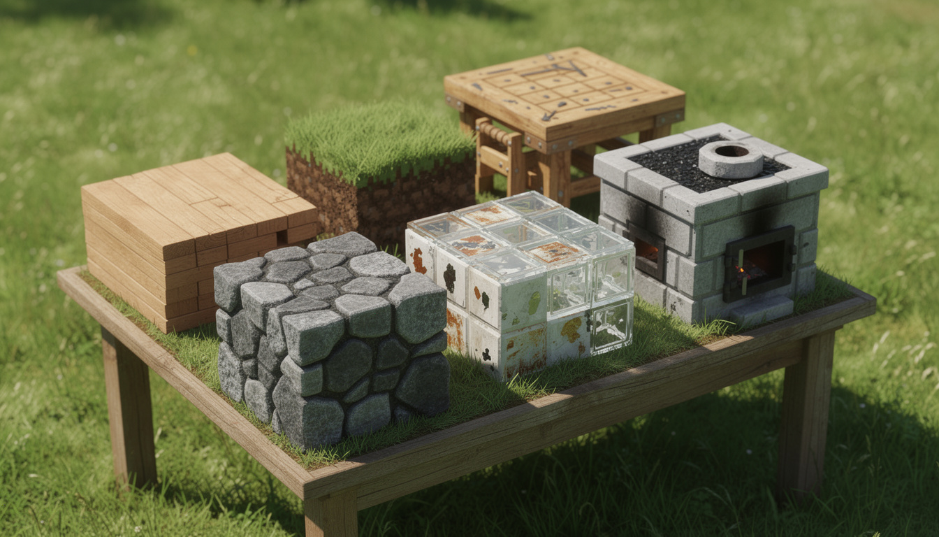 Découvrir les blocs minecraft essentiels pour débuter dans le jeu