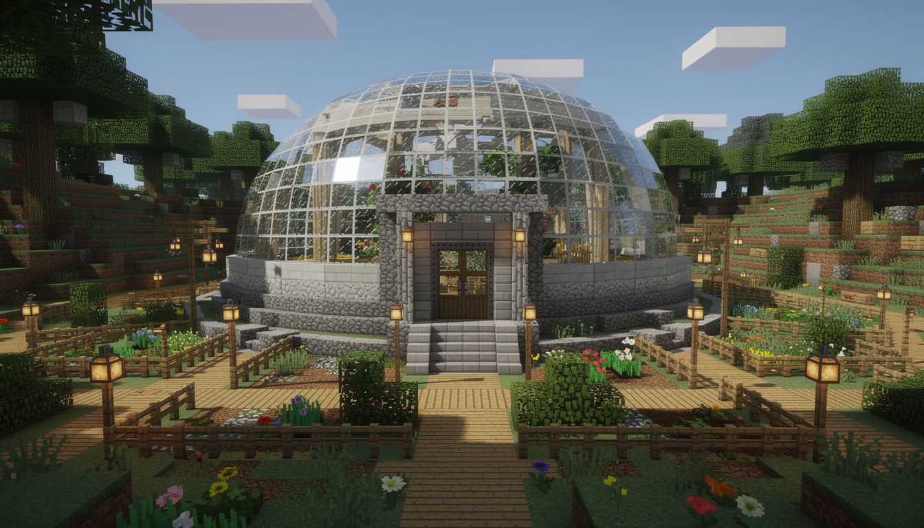 Dome minecraft : comment construire une base sécurisée et esthétique