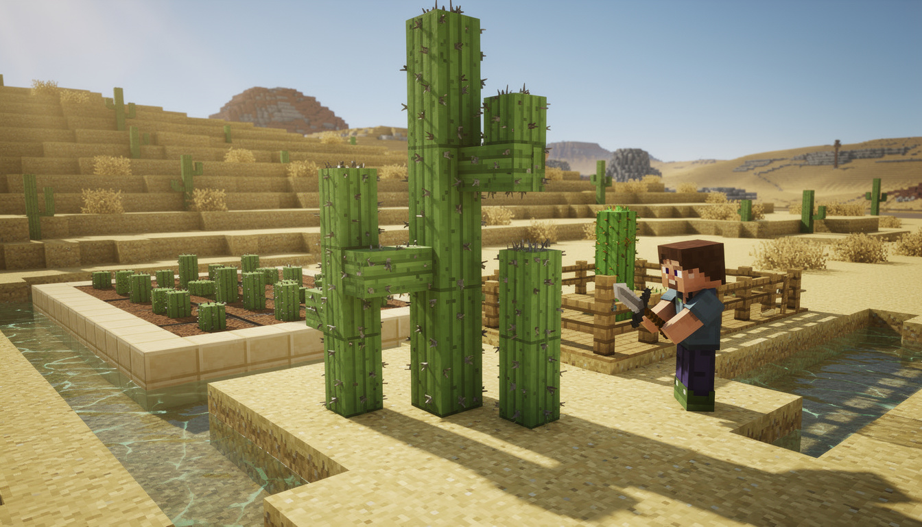 Tout savoir sur le cactus dans minecraft : conseils et astuces