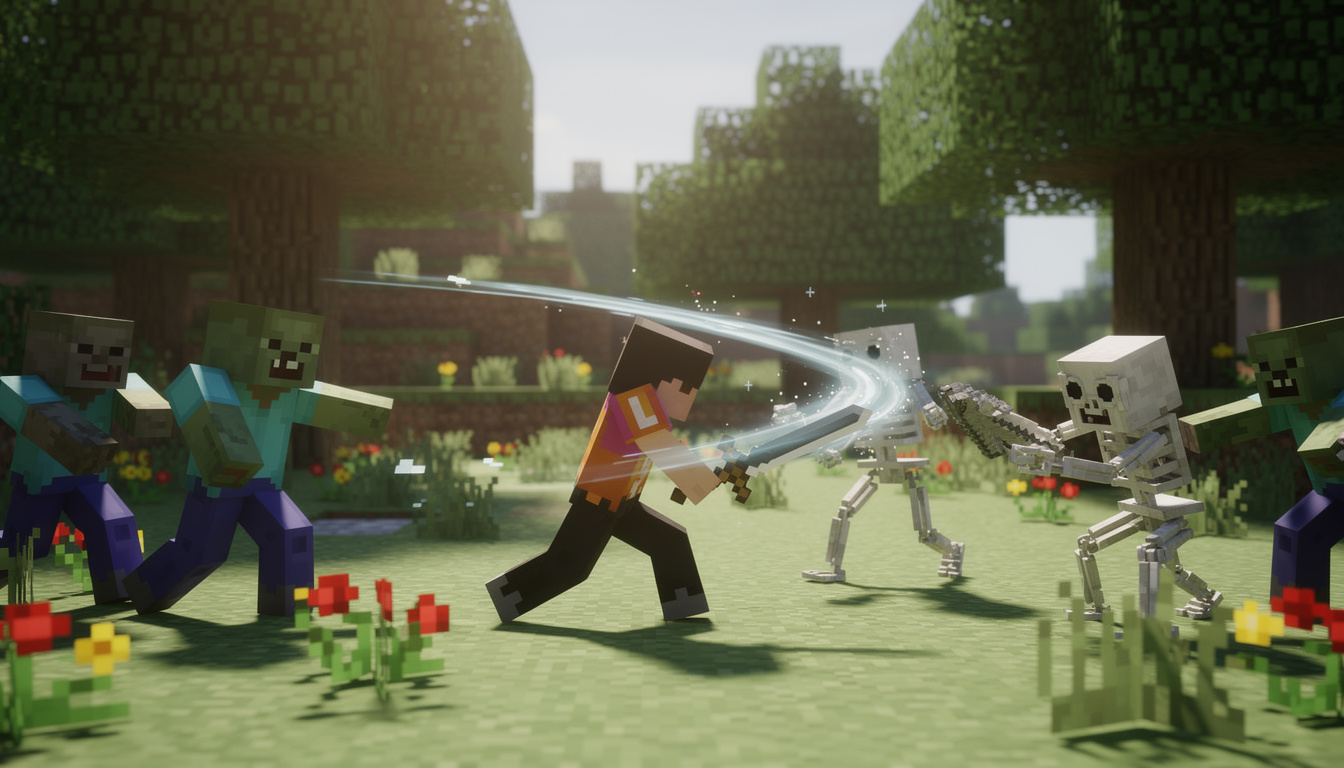 Tout savoir sur sweeping edge dans minecraft et ses effets