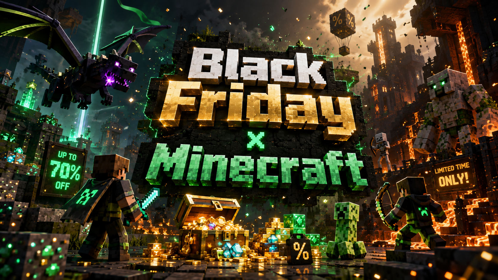 Quels packs Minecraft profiteront des meilleures offres du Black Friday ?