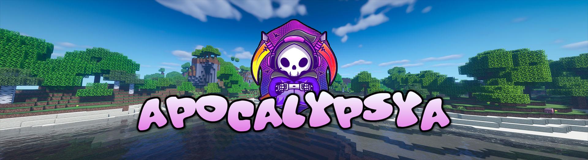 Bannière du serveur Minecraft Apocalypsya