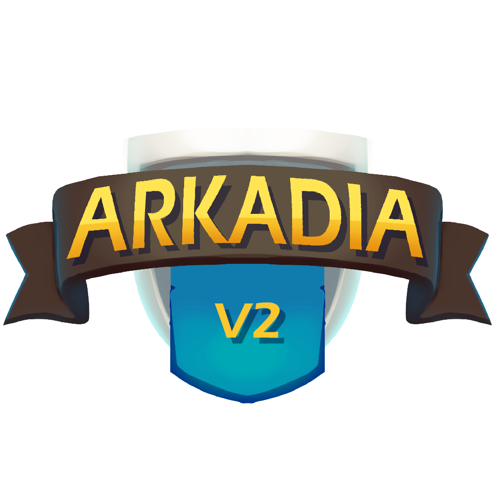 Bannière du serveur Minecraft Arkadia V2