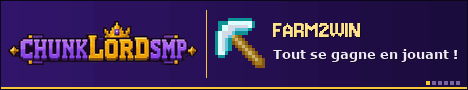 Bannière du serveur Minecraft ChunkLordSMP