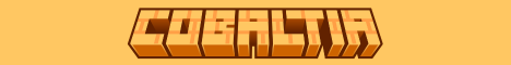 Bannière du serveur Minecraft Cobaltia