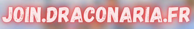Bannière du serveur Minecraft Draconaria