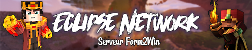 Bannière du serveur Minecraft Eclipse  - PvP Faction ?