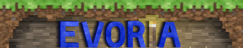 Bannière du serveur Minecraft Evoria