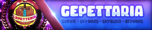 Bannière du serveur Minecraft GEPETTARIA