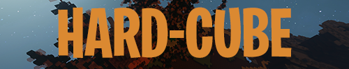 Bannière du serveur Minecraft Hard-Cube