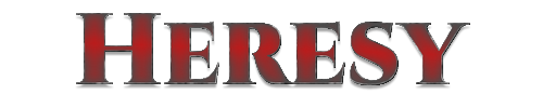 Bannière du serveur Minecraft Heresy
