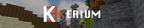 Bannière du serveur Minecraft Kerium