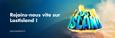 Bannière du serveur Minecraft LOSTISLAND