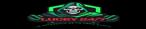 Bannière du serveur Minecraft Lucky 24 7    V. 1. 17