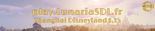Bannière du serveur Minecraft LunariaSDL