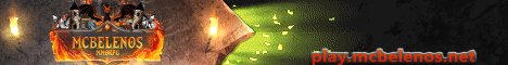 Bannière du serveur Minecraft McBelenos