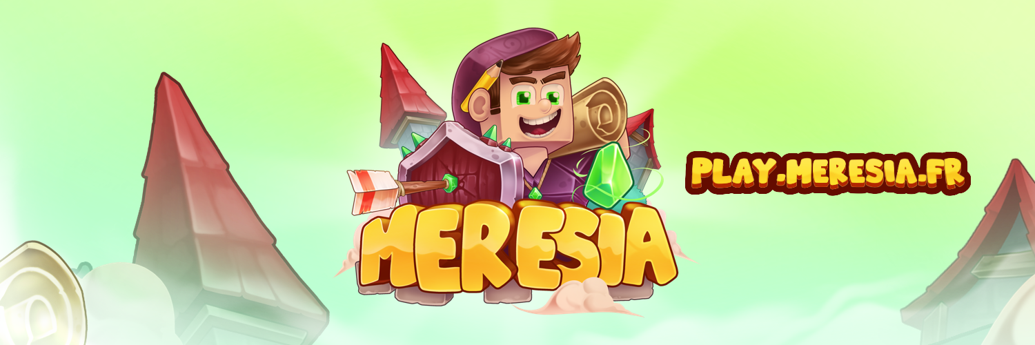 Bannière du serveur Minecraft MERESIA Semi-Rp