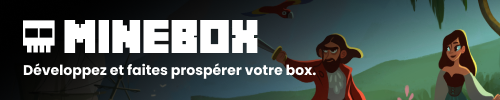 Bannière du serveur Minecraft Minebox.fr