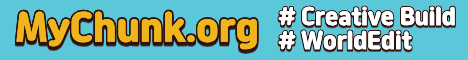 Bannière du serveur Minecraft MyChunk