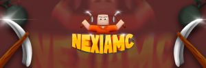 Bannière du serveur Minecraft NexiaMC