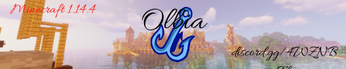 Bannière du serveur Minecraft Olbia