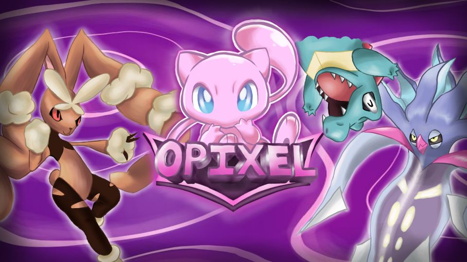 Bannière du serveur Minecraft OPixel