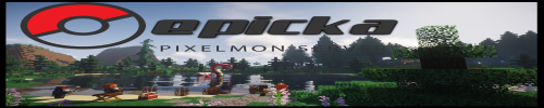 Bannière du serveur Minecraft Pixelmon Epicka