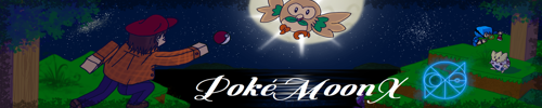 Bannière du serveur Minecraft PokéMoonX