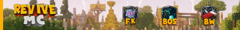 Bannière du serveur Minecraft ReviveMC